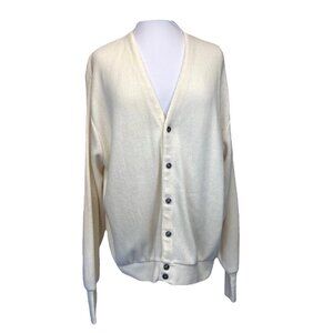 Vintage Grandpa Mens Cardigan USA Made Size XL Oversized Unisex